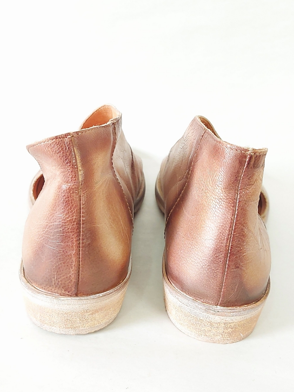 Free People Distressed Festival Open Toe Cut-out Mont Blanc Sandals Size 37 EU - Picture 6 of 7